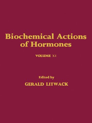 cover image of Biochemical Actions of Hormones, Volume 11
